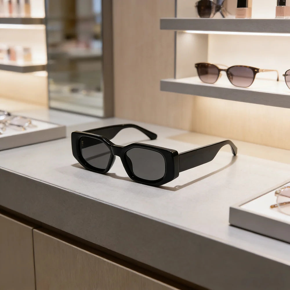 Ruiao Black Classic Sunglasses
