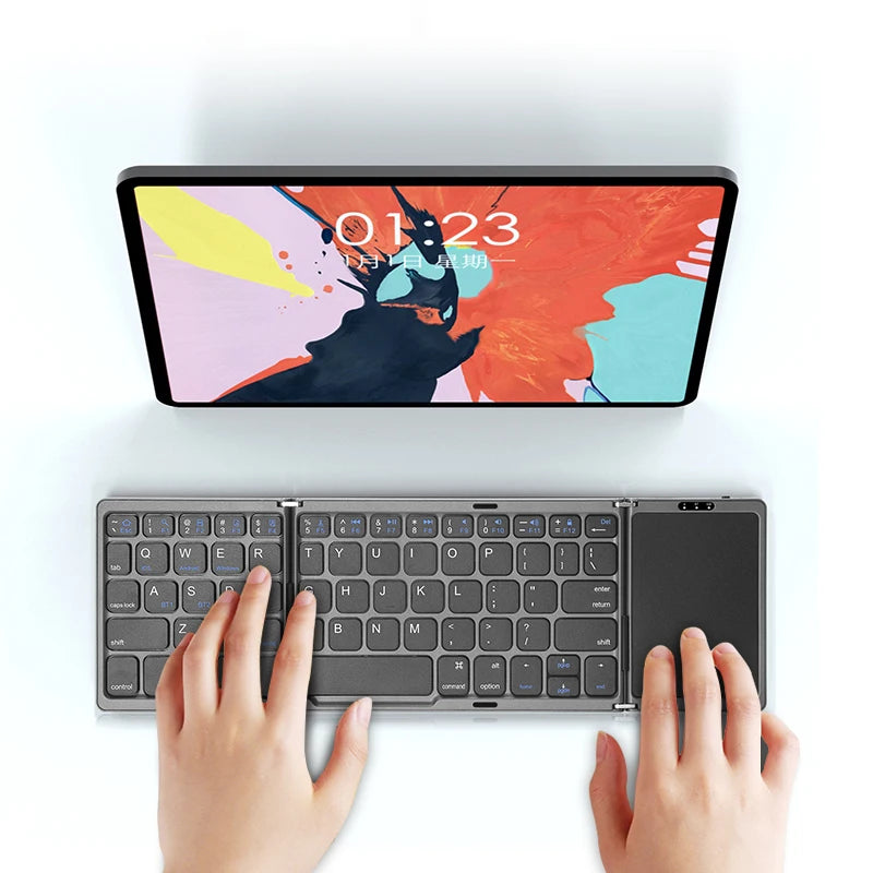 Mini Folding Wireless Bluetooth Keyboard