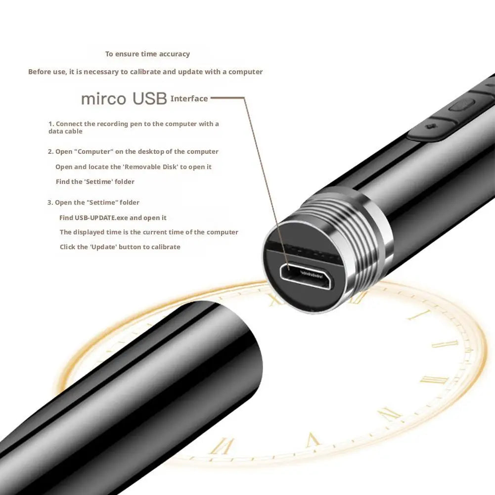 Voice Controlled Digital Pen Recorder with 360° Sound Audio