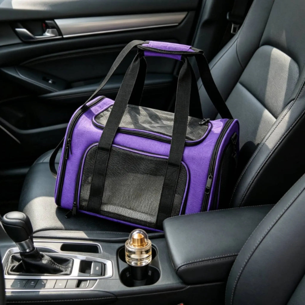 Mesh Pet Travel Carrier Foldable Soft Sided Pet Carrier