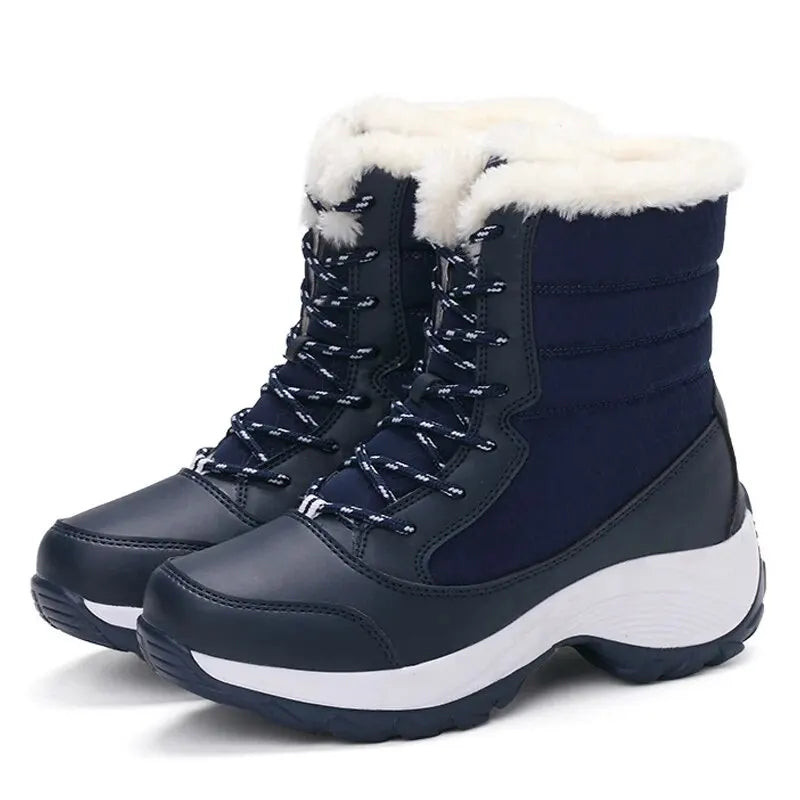 Women Waterproof Heel Boots