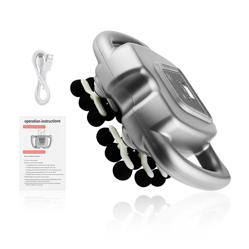 24-Head Fascia 9 Modes High Frequency Vibration Body Massager