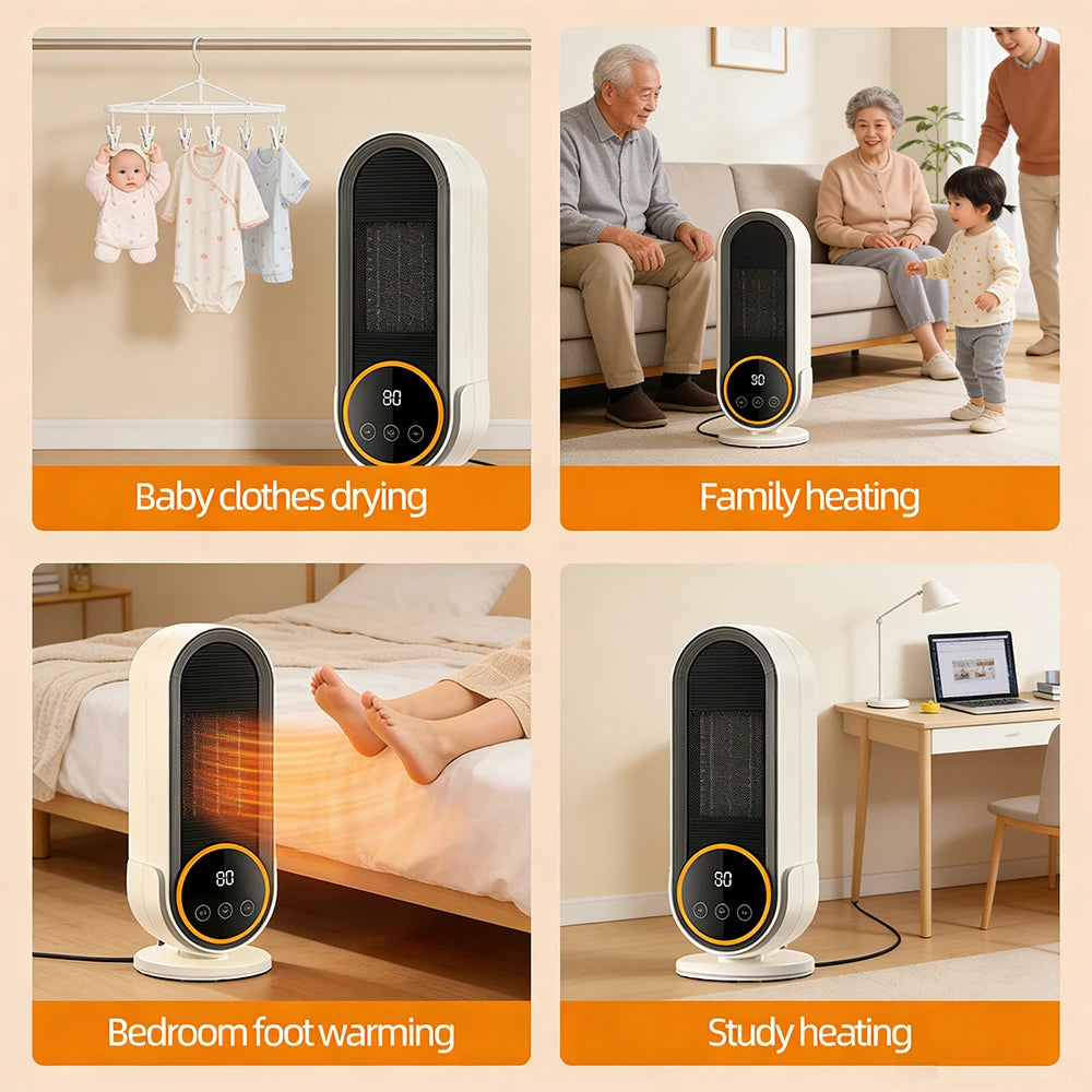 1200W Electric Portable Fan Heater