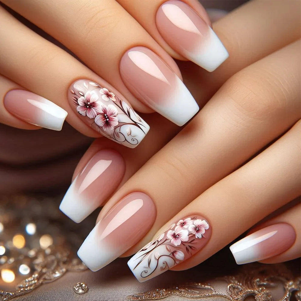 24pcs Simple Press on Nails