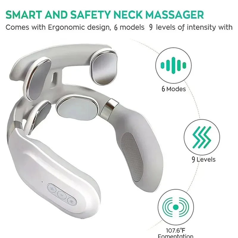 Electric Neck Massager Shoulder Kneading TENS Massager