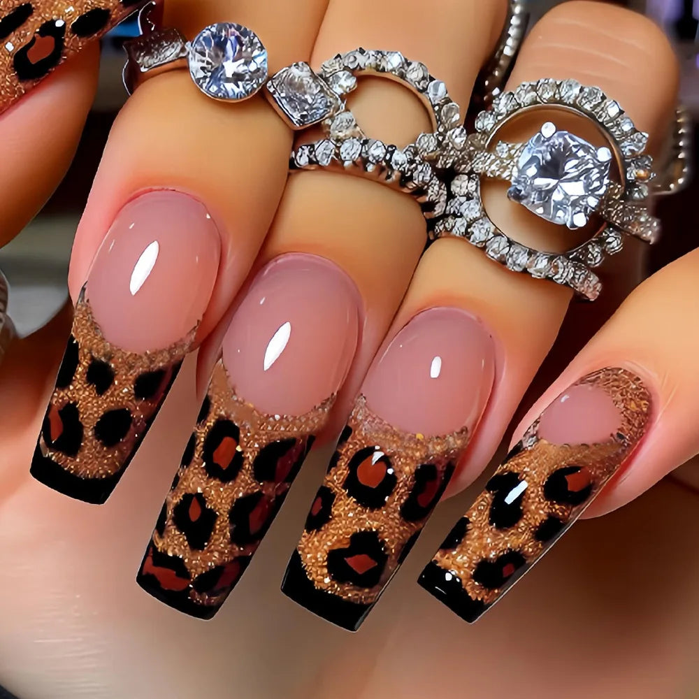 Y2K Colorful Print Press On Nails