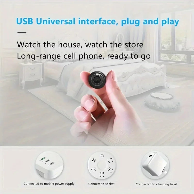 1080P HD Mini WiFi Camera Indoor Safety Security Surveillance