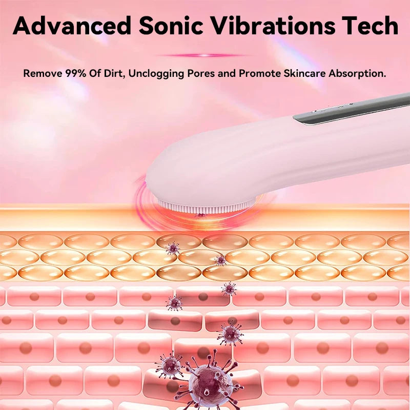 Electric Facial Sonic Silicone Cleansing Brush