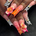 24Pcs Long Square Head Press on Nails
