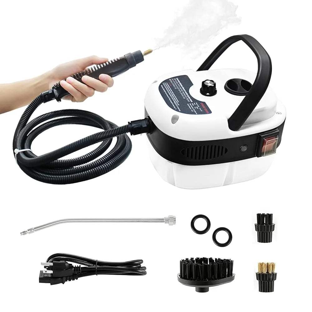 110V Portable Handheld Steam Cleaning Machine With Multiple Accessories