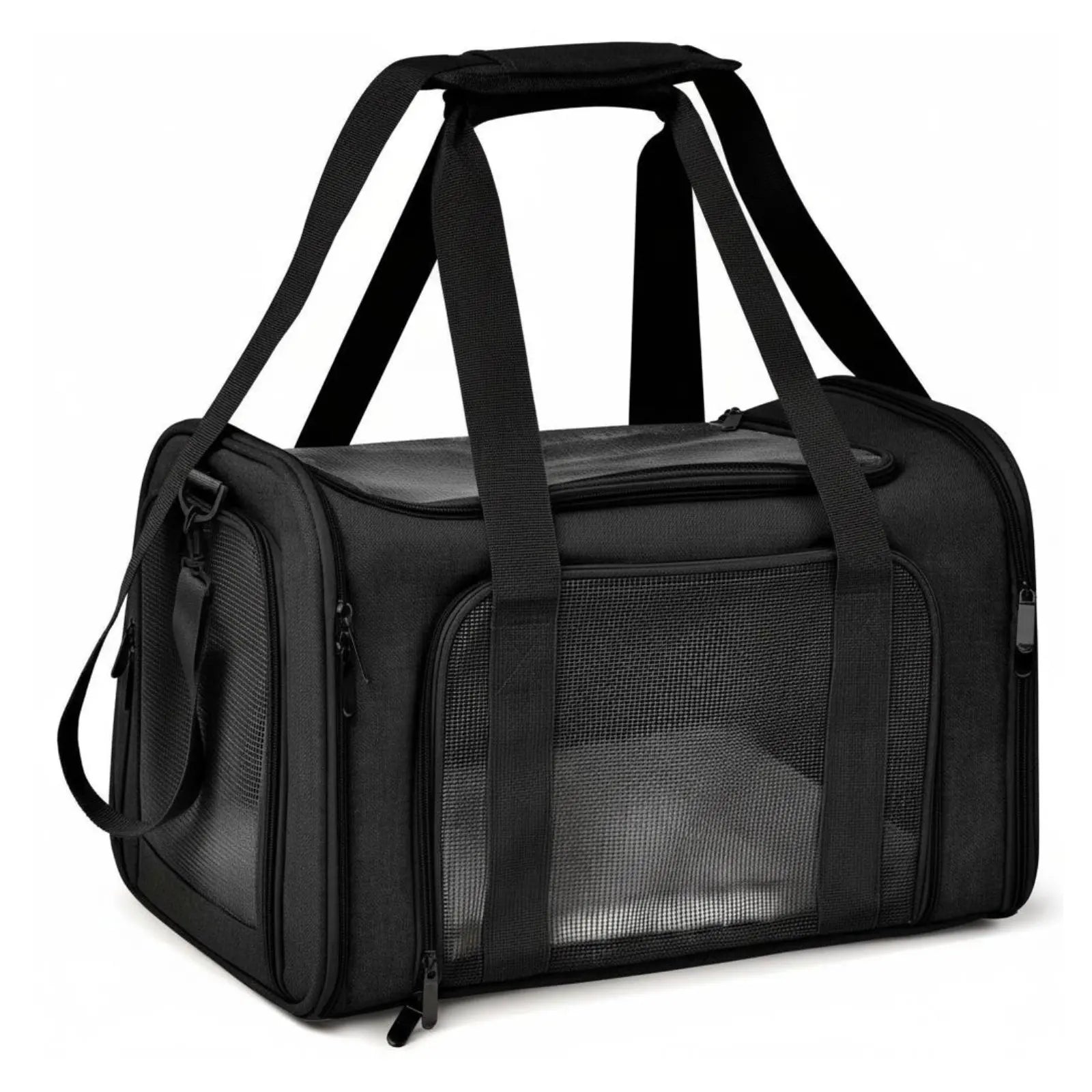 Mesh Pet Travel Carrier Foldable Soft Sided Pet Carrier