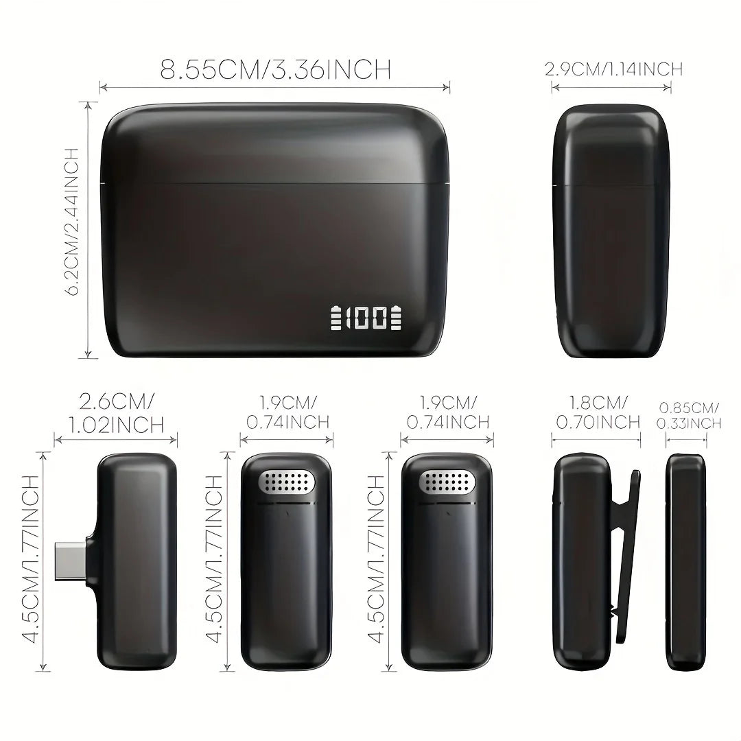 Wireless Lavalier Microphone for Cell Phones