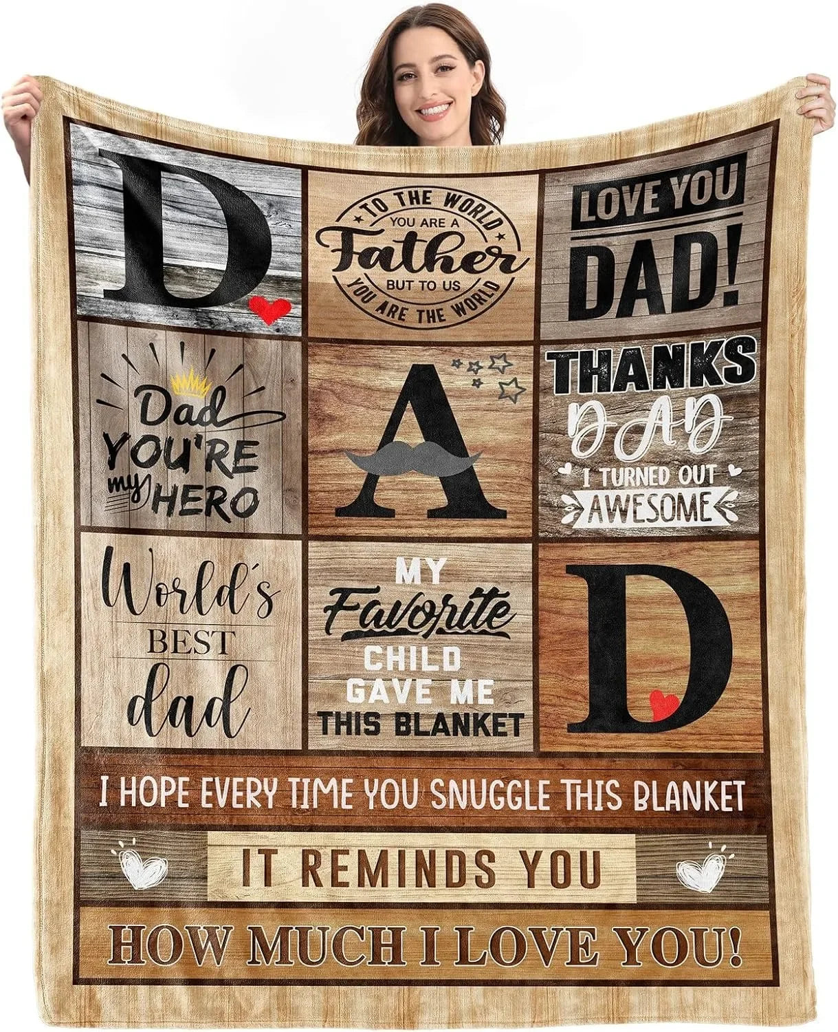 Perfect Gift to Dad Blankets