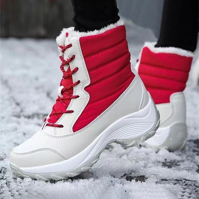 Women Waterproof Heel Boots