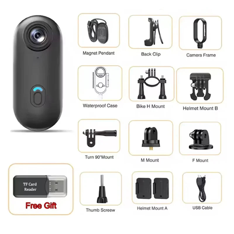 4K Outdoor Sports Camera 1080P Mini Camera In Helmet
