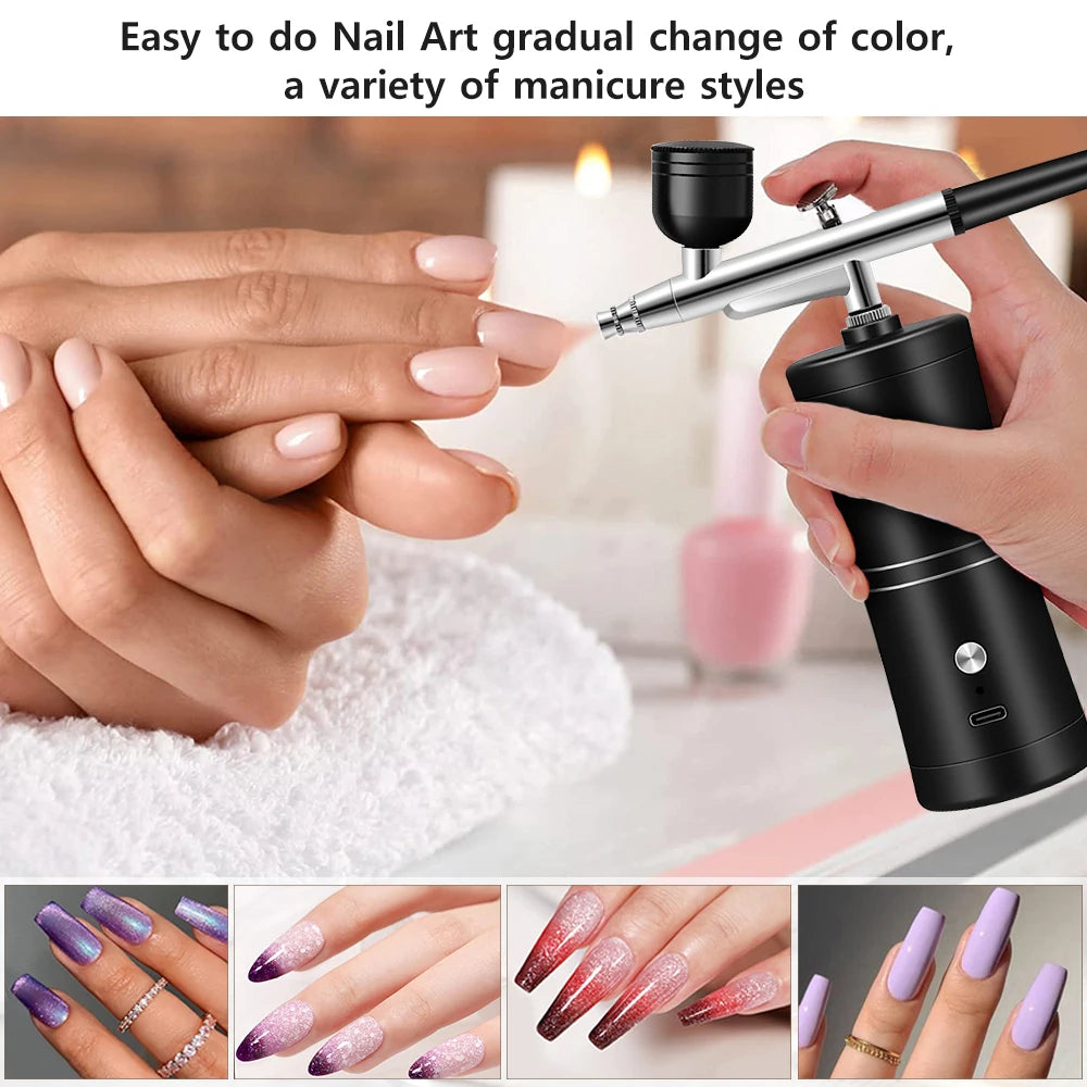 Airbrush Nails Compressor for Painting