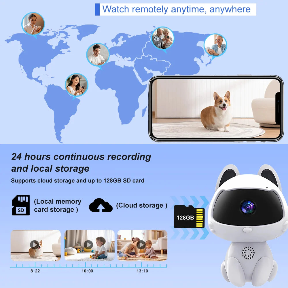 Two-way Smart  Night Vision Baby Monitor
