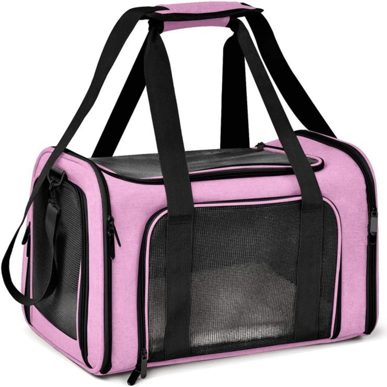 Mesh Pet Travel Carrier Foldable Soft Sided Pet Carrier