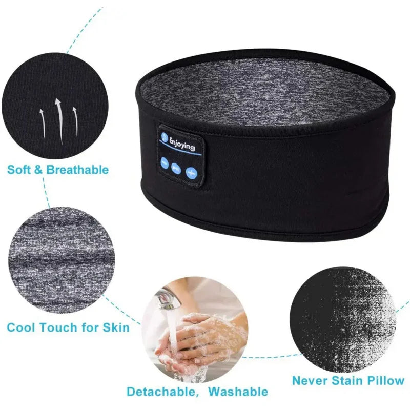 Sleep Mask Bluetooth Sleeping Headphones Headband