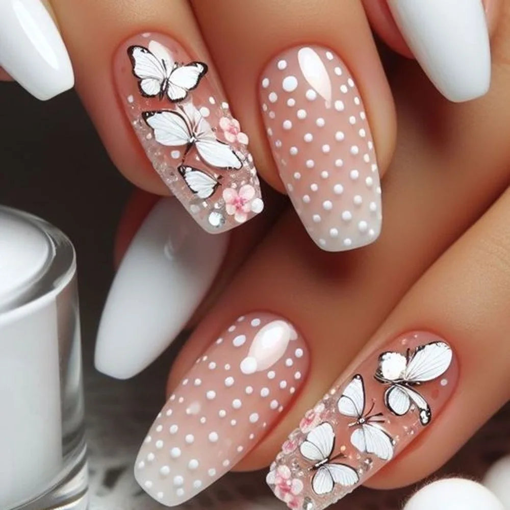 24pcs Simple Press on Nails