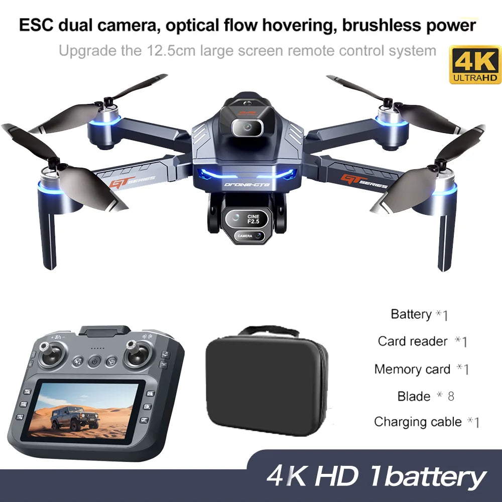 GT8 Drone GPS 8K Professional HD 360° Dual Cameras
