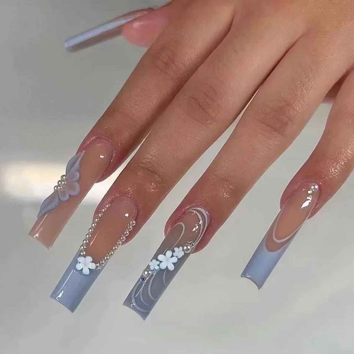 24pcs Extra Long Press on Nails
