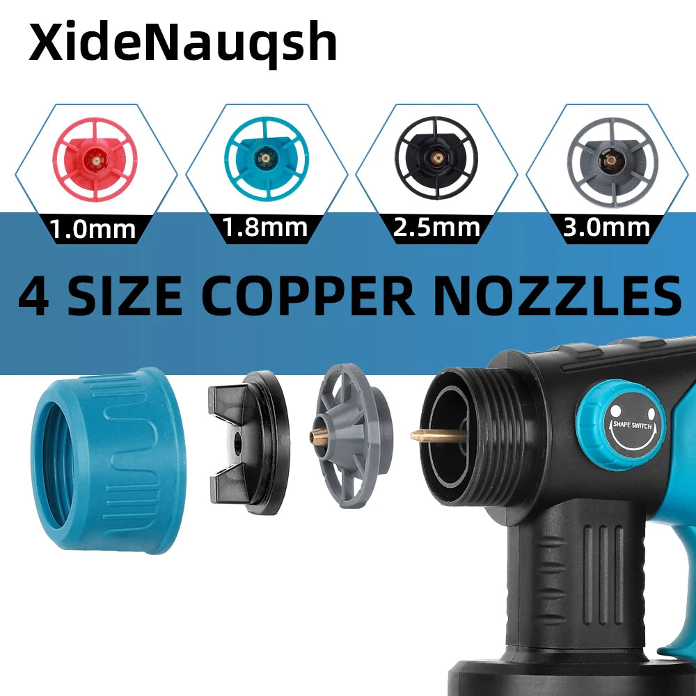 Cordless Paint Sprayer for MAKITA 18V Lithium-Ion Battery(No Battery)