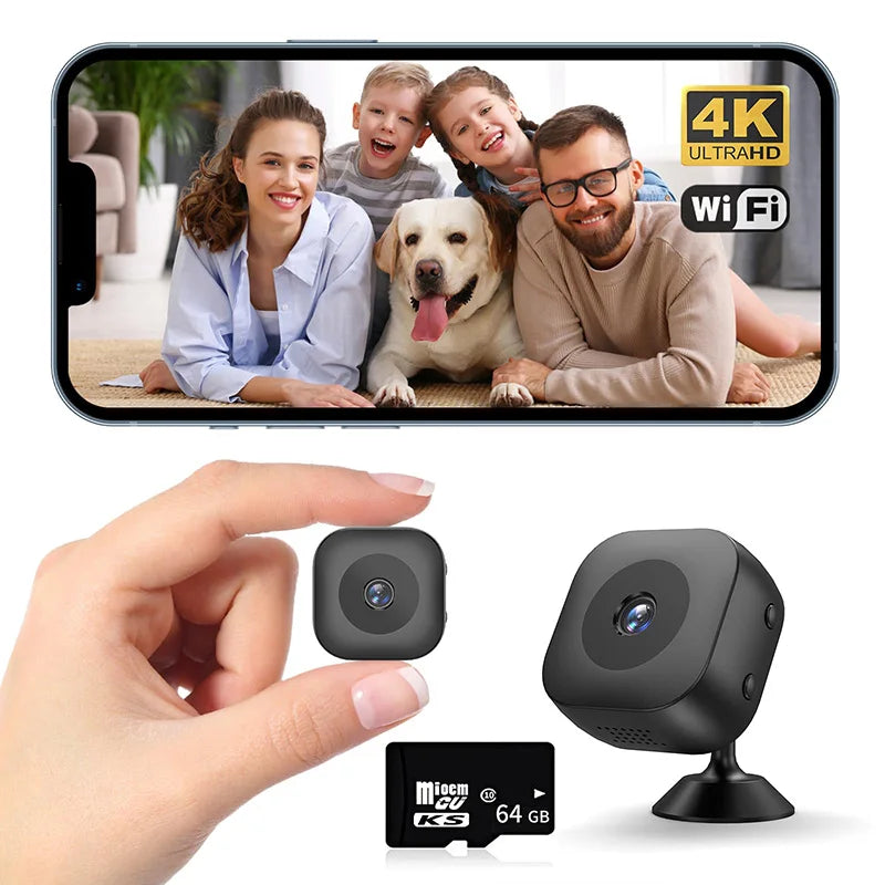 Mini 4K HD Camera WiFi Wireless Monitoring Security Protection Remote Monitor