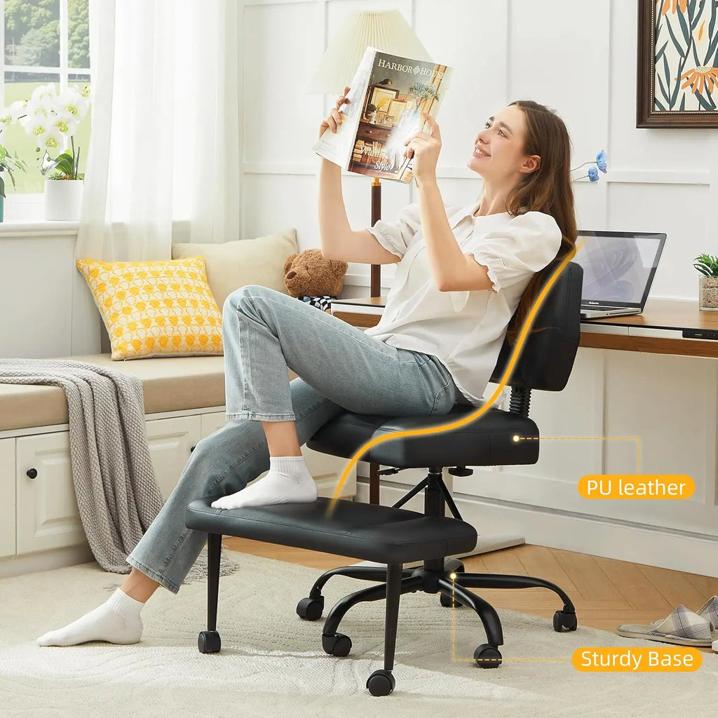 Ergonomic Cross Legged Desk Chair
