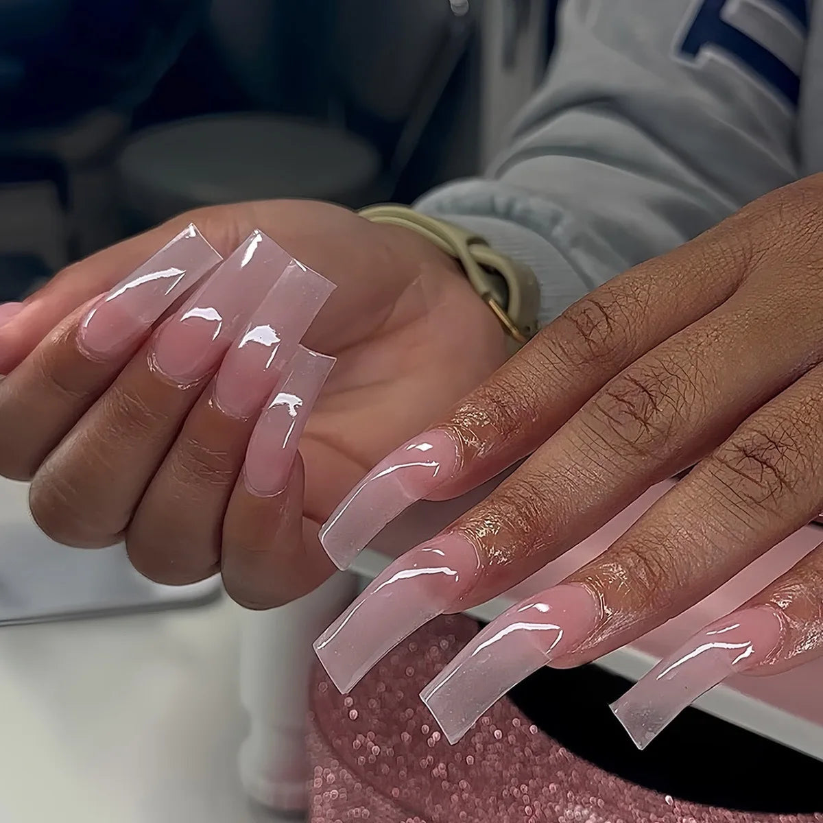 20pcs Curve Square Press on Nails