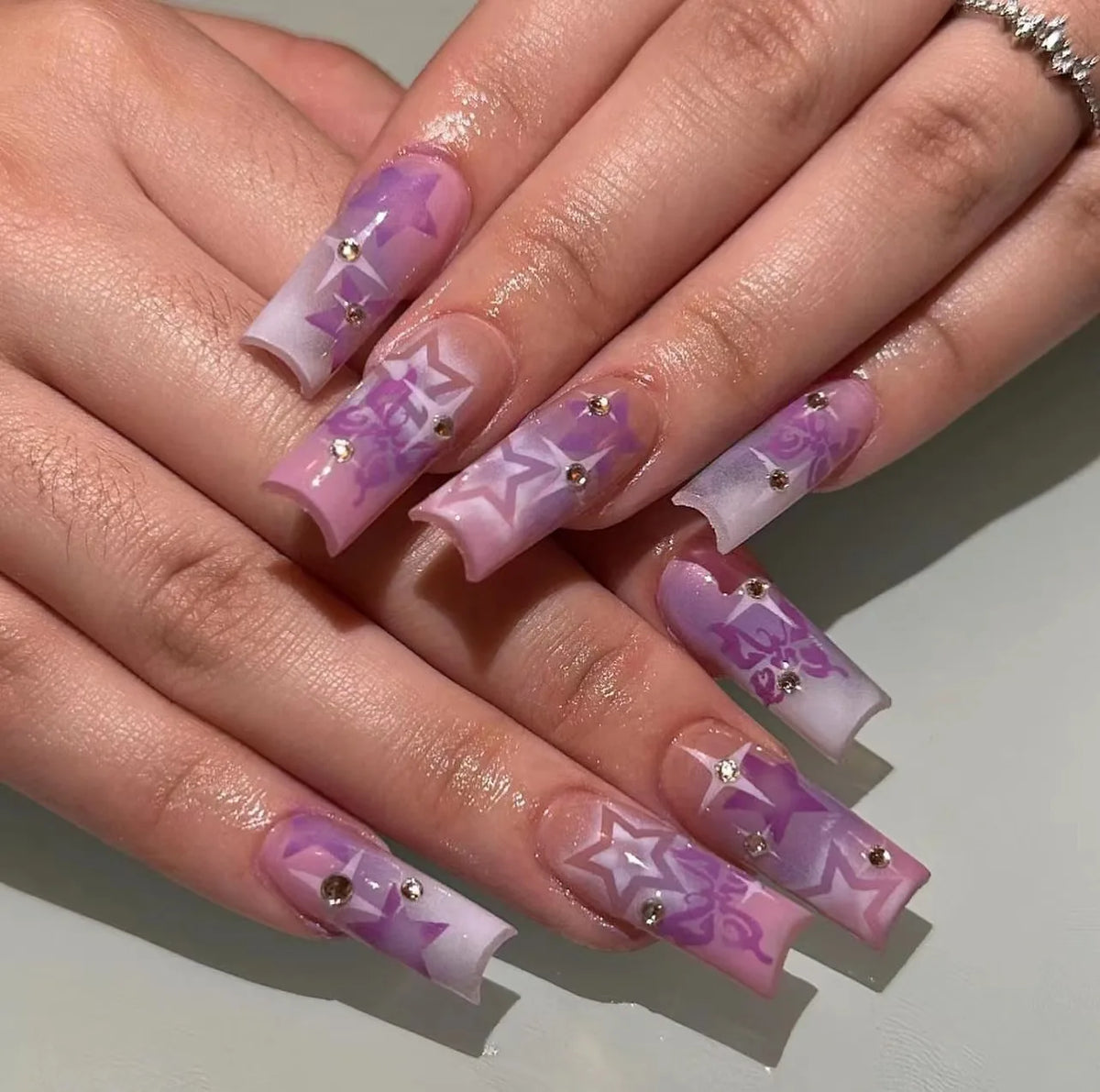 24pcs Y2K  Press On Nails