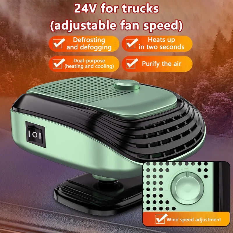 360° Rotation Winter Fast Car Heater 12V/24V