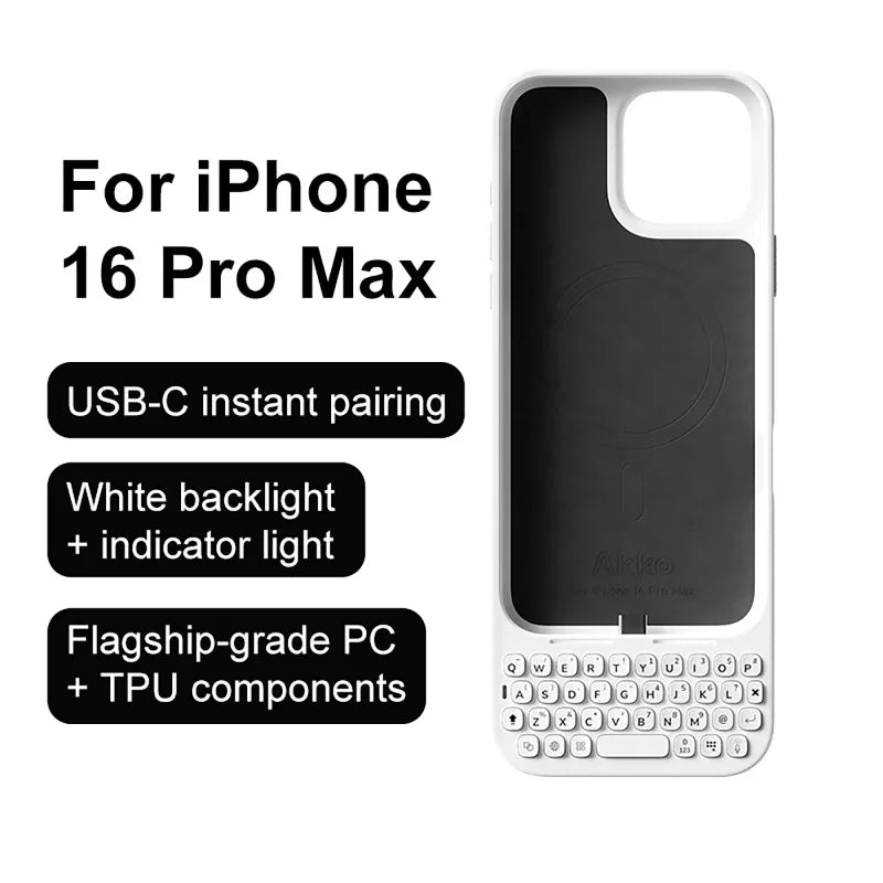 Mobile Phone Case with Keyboard All-in-One Magnetic-Attachment