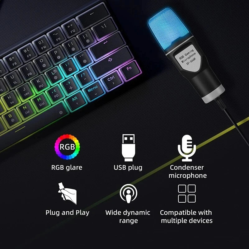 Gaming Computer Professional Condenser Microphone