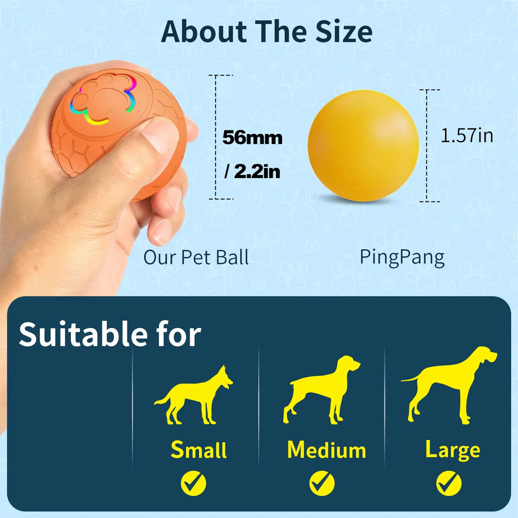 Electronic Interactive Pet Toy Ball
