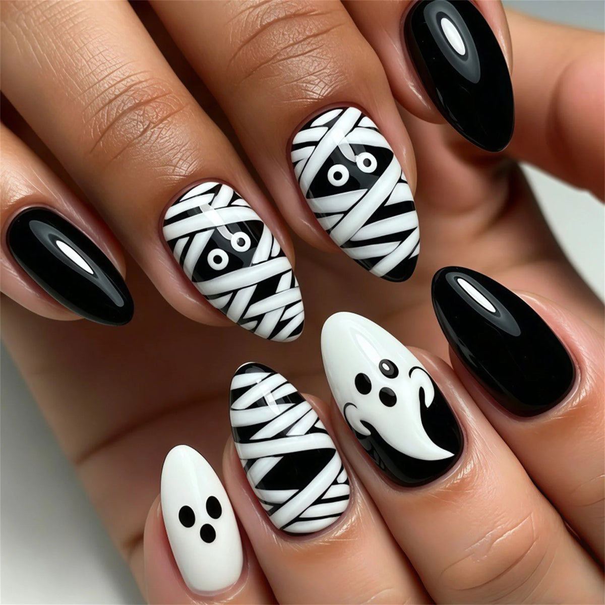 Halloween Party Press on Nails