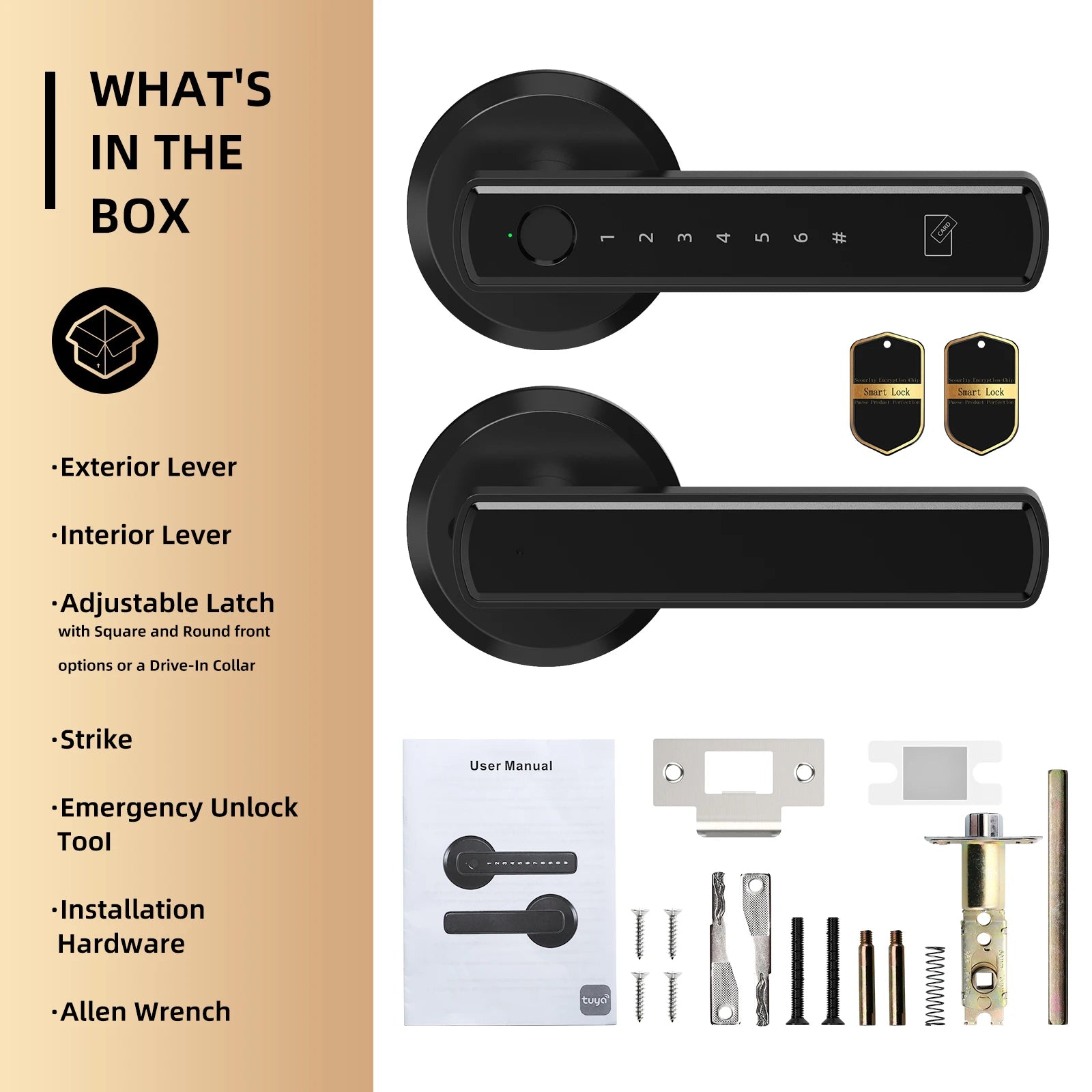 Smart Lock Fingerprint Door Lock App Control