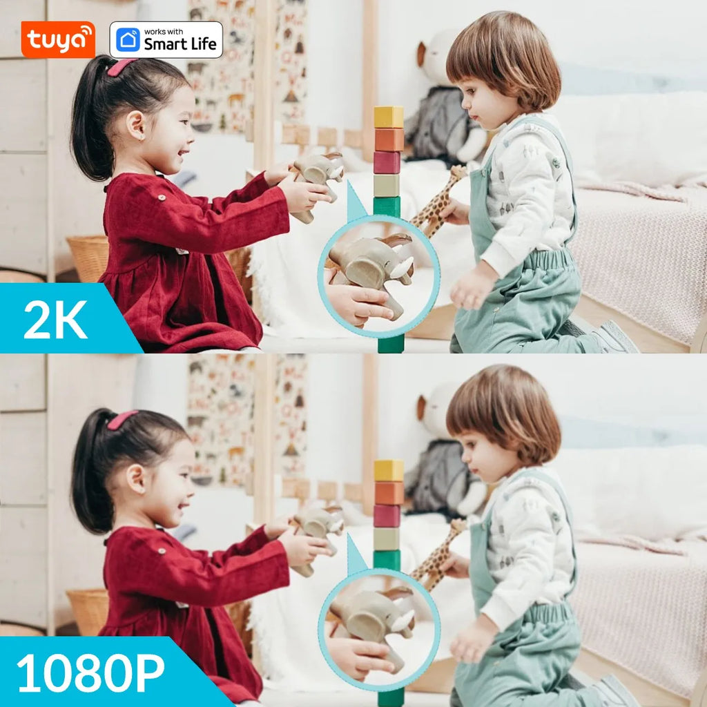 Tuya Smart 3MP HD Indoor Home Security Camera