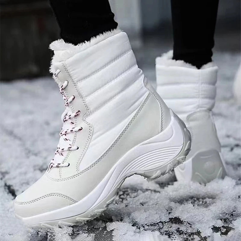 Women Waterproof Heel Boots