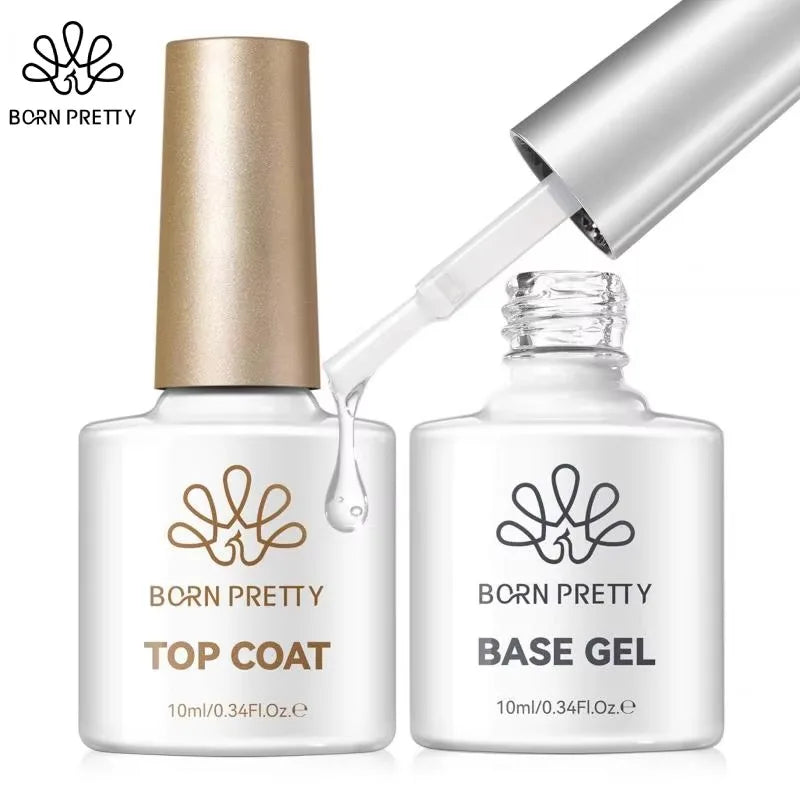 BORN PRETTY Super Top Coat and Base Gel Nail Polish