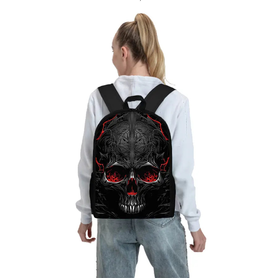 Skeleton Three Piece Backpack Set