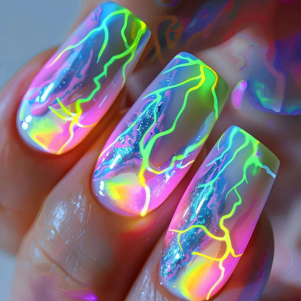 24pc Short Ballet Press on Nails