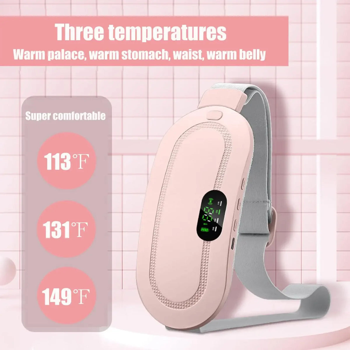 Portable Heated Massage Warming Palace Belt