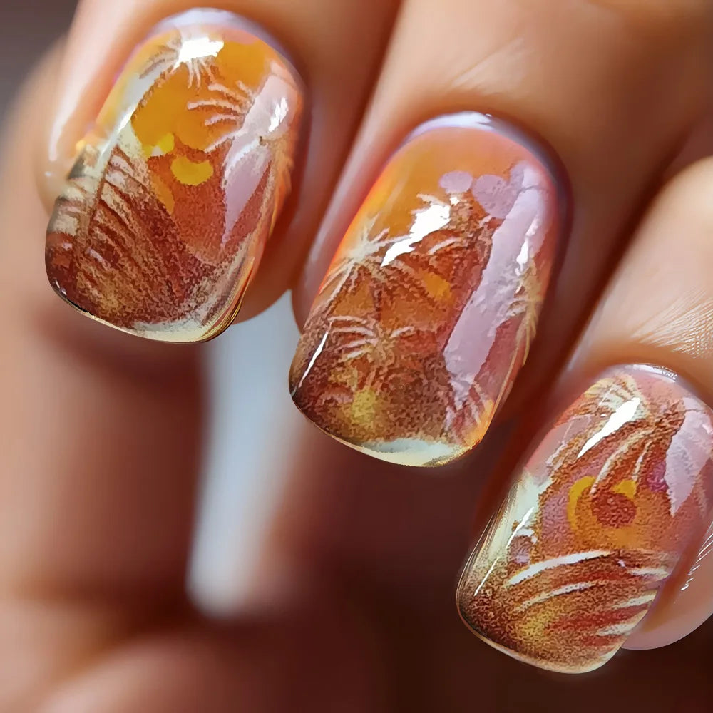 24pcs Simple Press on Nails