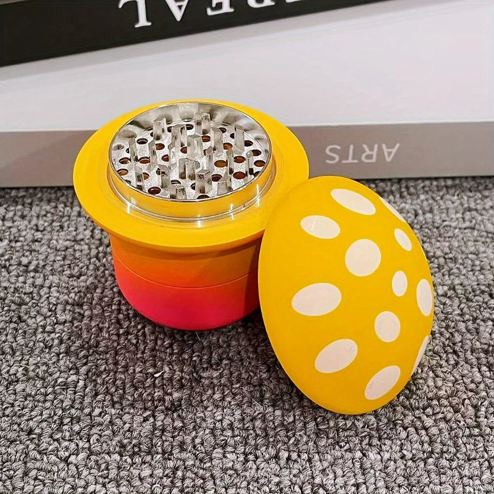 Metal Mushroom Herb Grinder
