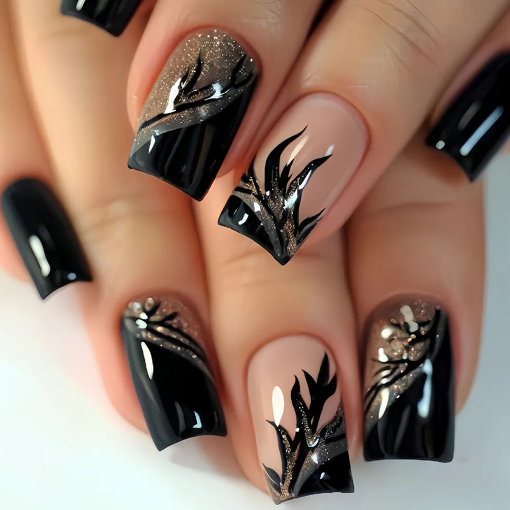 24pc Short Ballet Press on Nails