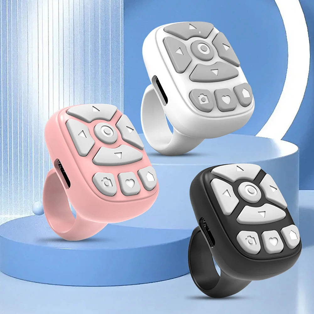 Blutooth Remote Control Scrolling Ring Finger