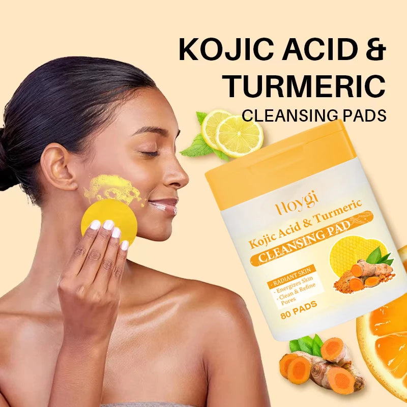 Turmeric Kojic Acid Cleansing Pads