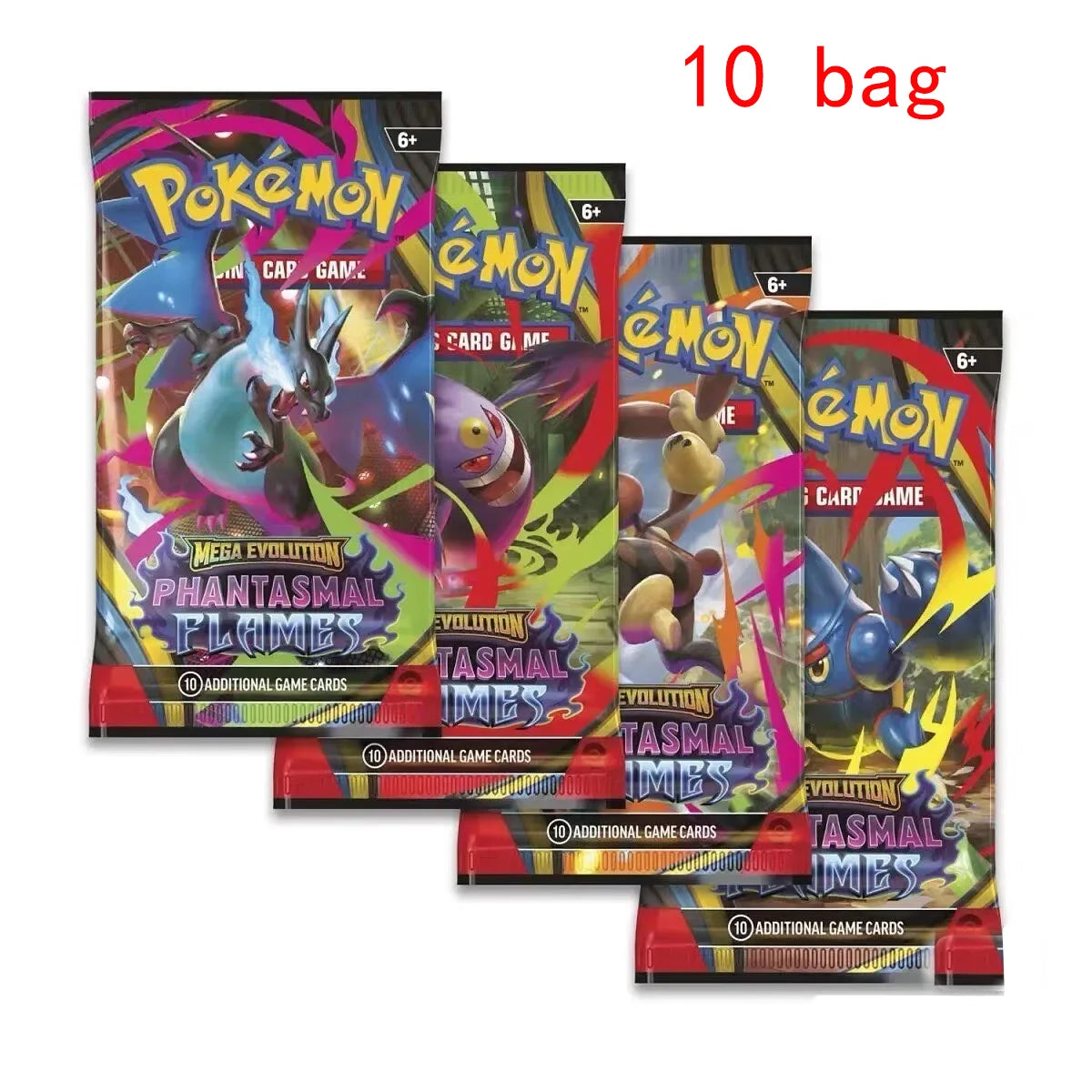 360pcs English Pokemon Cards Trade Game Cards