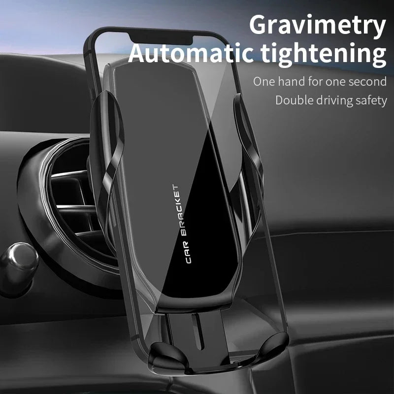 Gravity Car Phone Holder Stand Air Vent Clip